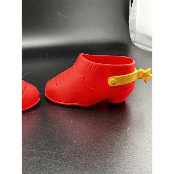Cabbage Patch Kids Doll Vtg 1990s 1996 Red Yellow Cowboy Boots Mattel - Picture 7 of 12